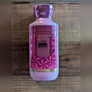 Bath & Body Works Twisted Peppermint Body Lotion + Shea‎ & Coconut Oil 8 Oz NEW